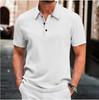 Men's Polo Shirts Short Sleeve Button Down Shirt Fashion Casual Summer Beach Shirts