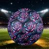 1pc Galactic Rose Size 5 Soccer Ball Professional Match Training Football Indoor &Outdoor Sports Ball Training Ball Lightweight Durable y73