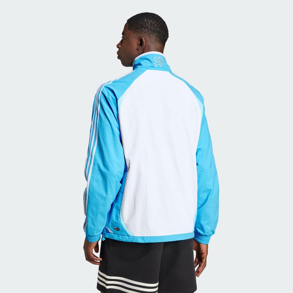 adidas X NTS Radio Allover Print SST Track Top Sky Rush Unisex