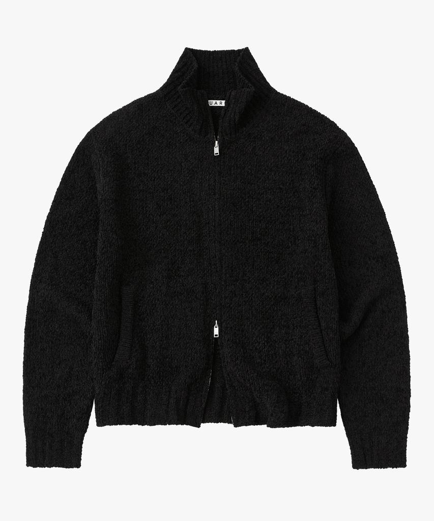 SUARE Boucle Crop Knit Zip-Up - 4 Colors
