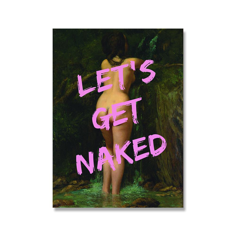 

Мода Исторический Благородный Настенный Плакат Печать Ретро Обнаженная Феминизм Цитата Юмор Холст Картина Картина Гостиная Домашний Декор 21x30cm No Framed