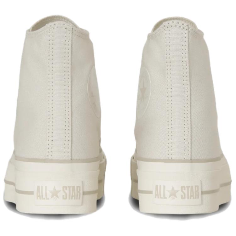 Converse ALL STAR LIFTED Abrasion Resistant High top Canvas Shoes Women's Ecru 31311720