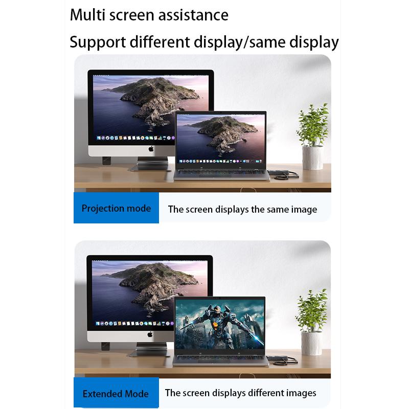 Screen Mirror Wireless Transceiver Wireless HD Transmitter Receiver 50m Extender Receiver for PC TV Projector HD Wireless Transmission System 1080P