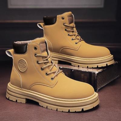 Martin Boots New High-top Versatile Trend Casual Shoes Fashion Platform Men's Shoes Outdoor Tooling Shoes