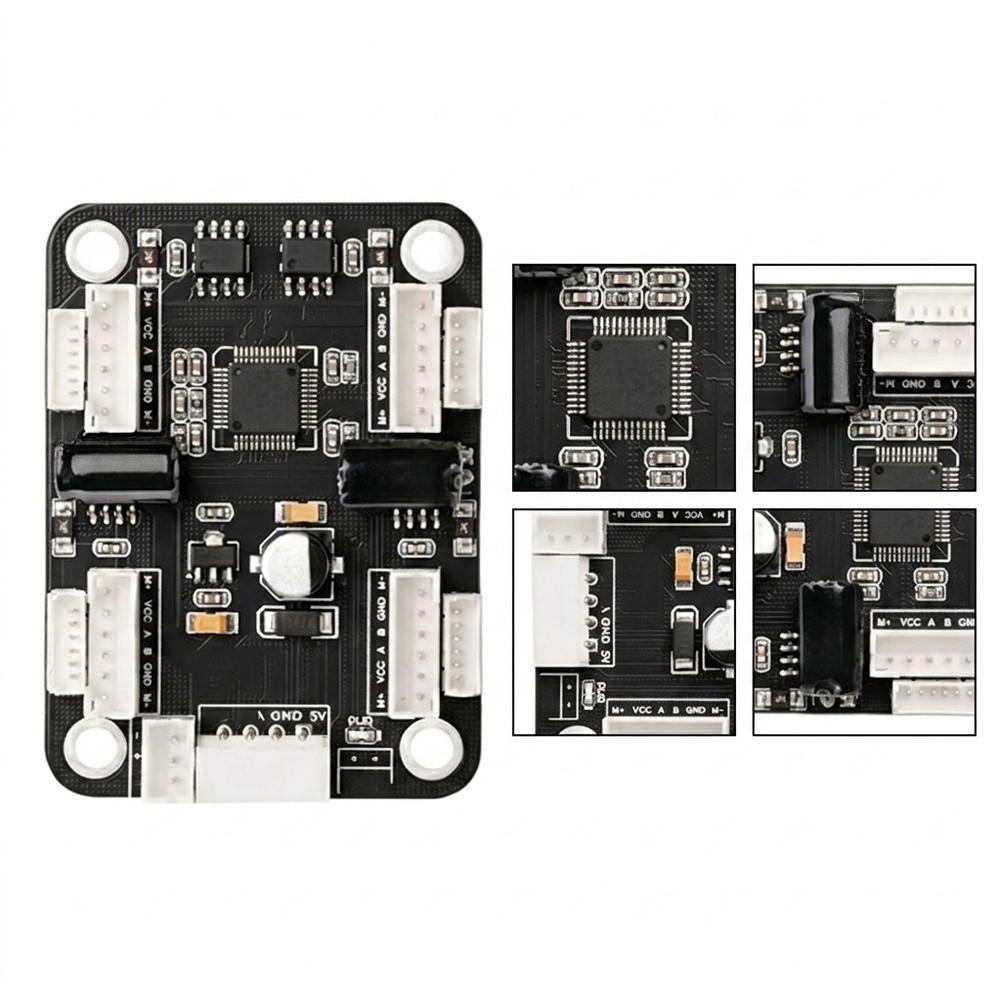 For DIY Electronics Competitions 4-Channel Encoder Driver Encoder Motor Driver Module Motor Driver DC Geared Motor Driver