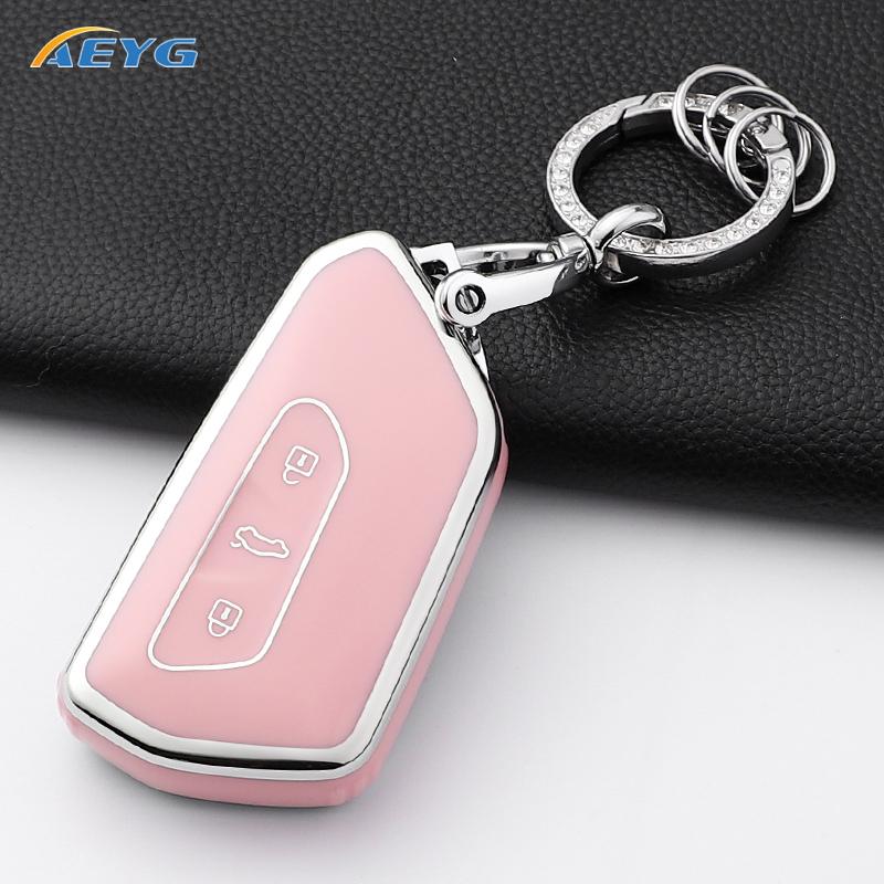 Car Key Case Cover Shell Fob For Vw Volkswagen Golf 8 Mk8 Cupra Skoda Octavia A8 Seat Leon Mk4   Accessories