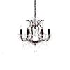 European retro crystal chandelier E14 attic living room bedroom home decoration luxury villa dining room candle LED chandelier