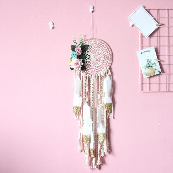 

Ловец снов перо цветок настенный свадебное окно балкон декор орнамент