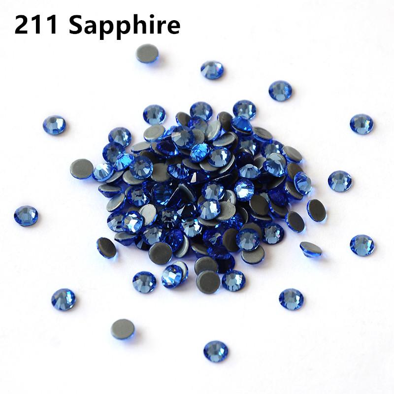China Bulk Hot-fix Flat Back Rhinestones Bulk Crystal Glass Hotfix Rhinestones for Clothing Garment