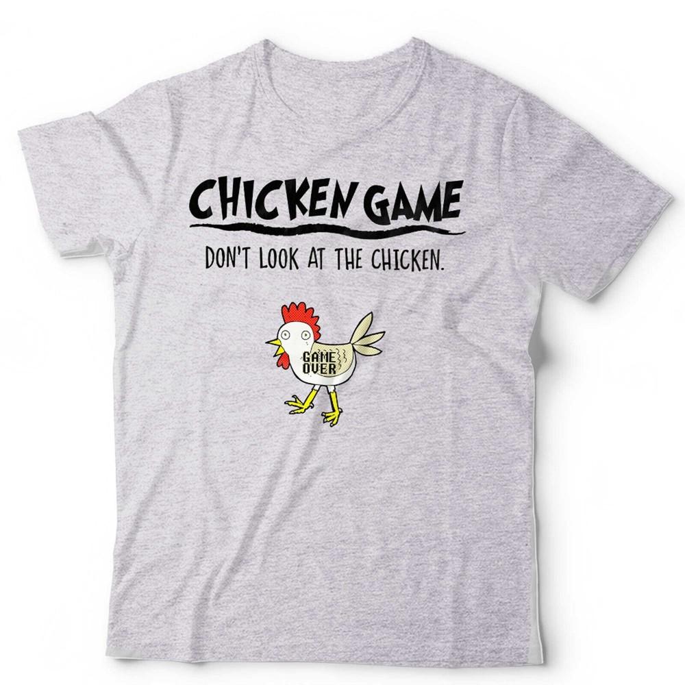 Chicken Game Tshirt Unisex Kids Funny Dont Look At The Chicken Sarcastic Retro