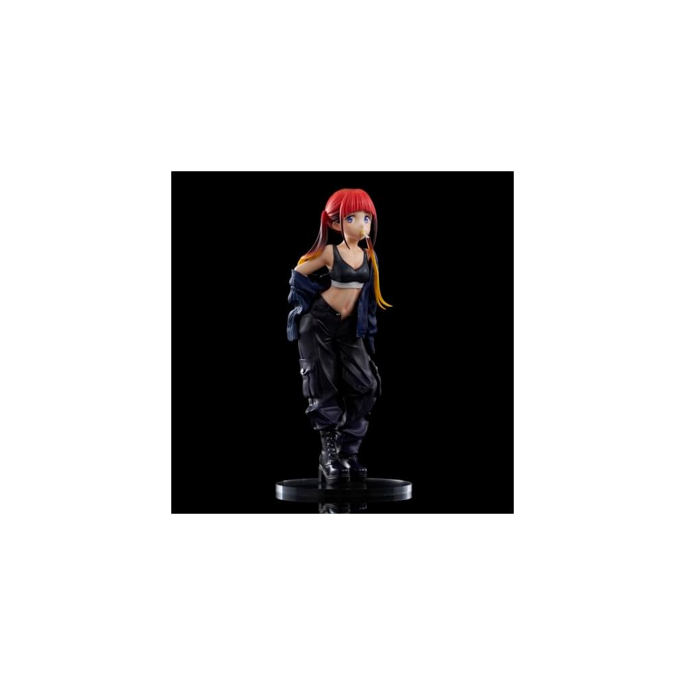 Gridman Universe ZOZO Black Collection Chise Asukagawa Non-Scale PVC ABS Painted Finished Figure