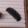 Natural Ox Horn Comb Anti Static Buffalo Combs Mandarin Duck Phoenix Carving Professional Detangling Massage Fine Tooth Comb