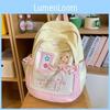 Nylon Girls School Backpack With Breathable Straps For Middle School Students