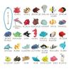 Underwater Walk Friend Mascot Keychain Mascot Strap Ball Chain Plush Fish (Moon Jellyfish)