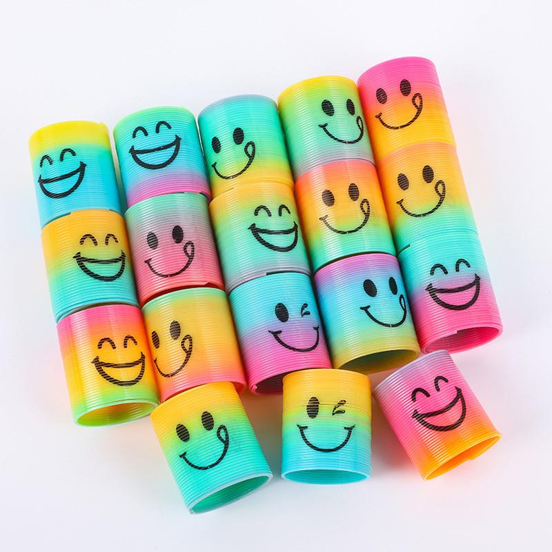 Magic Rainbow Shape Puzzle Toy For Kids With Pvc Spring Circles For Brain Development And Handeye Coordination