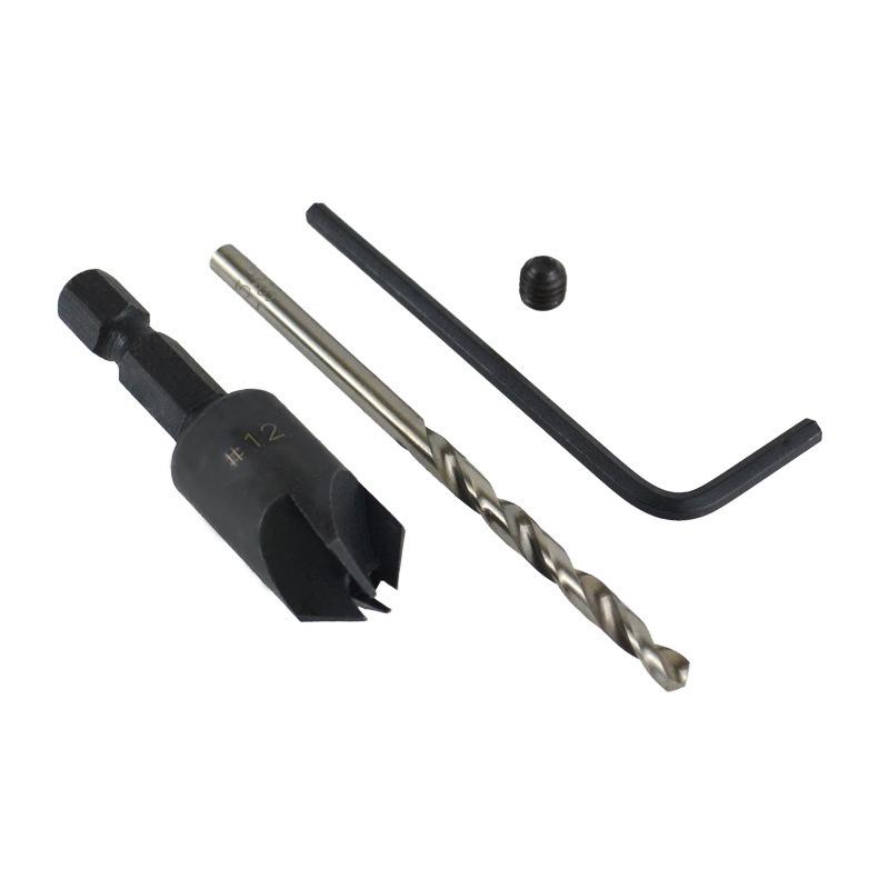 Two-Piece 1/4" Hex Shank Countersink Drill Bit Set