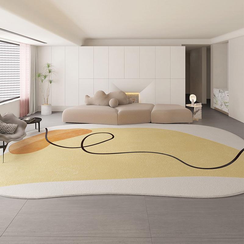 Carpet for Living Room Irregular Pattern Imitation Cashmere Rug Bedroom Soft Dirt-resistant Floor Mat Home Decoration Foot Mats