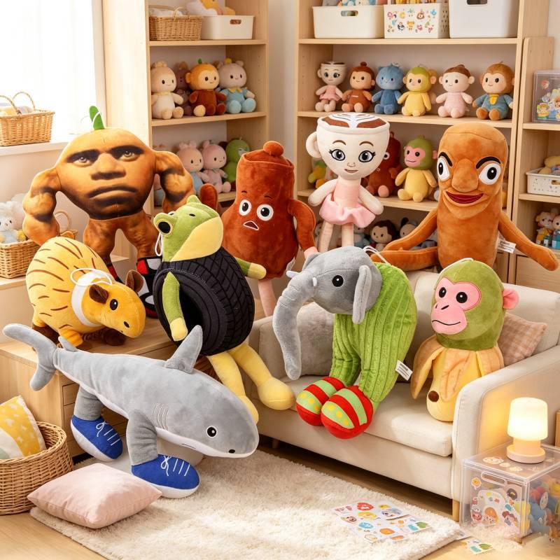 Animal Plush Toy With Short Fur Material For Kids And Collectors