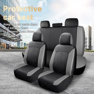 PU Leather Full Coverage Car Seat Cover for SEAT All Car Models Leon Arona Ateca Tarraco Ibiza Alhambra Car Accessories