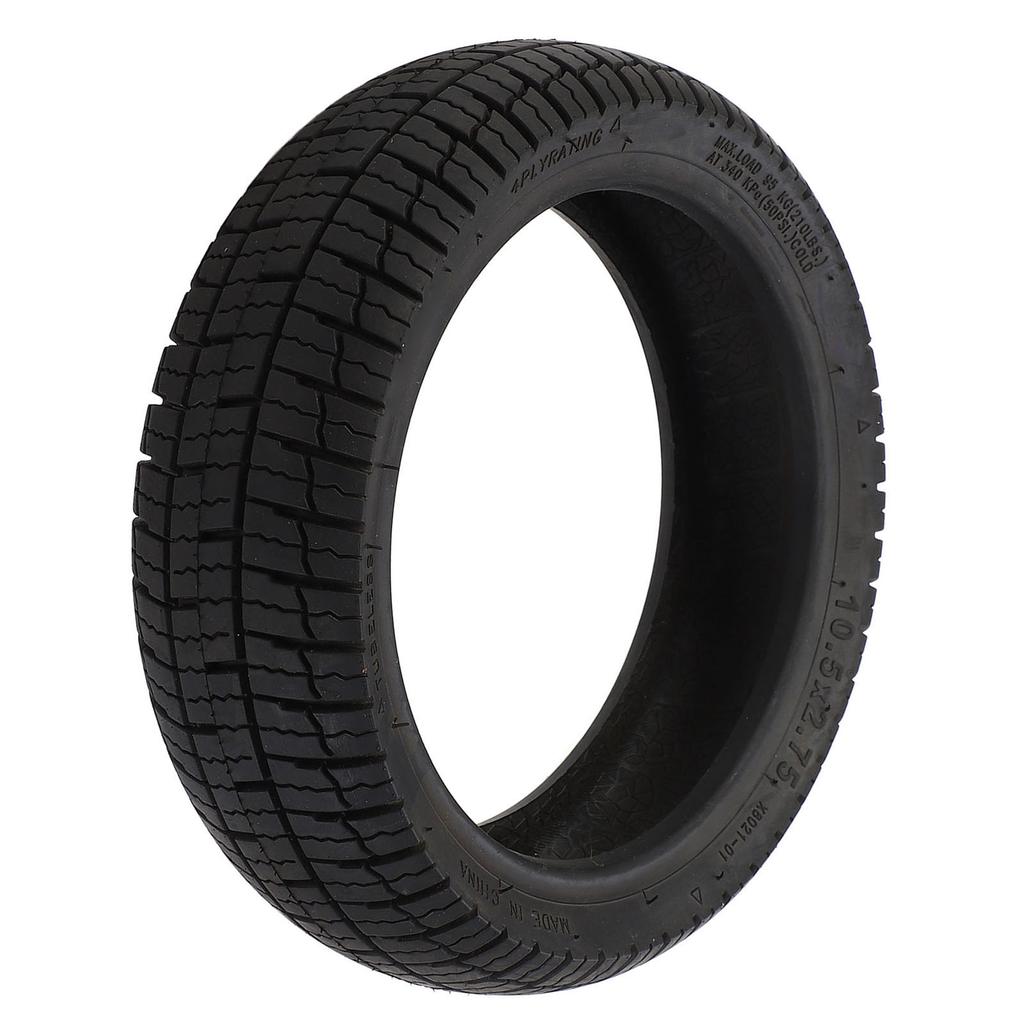 10.5x2.75 Electric Scooter Tubeless Tire Shock Absorbing Prevent Slip Replacement Rubber Scooter
