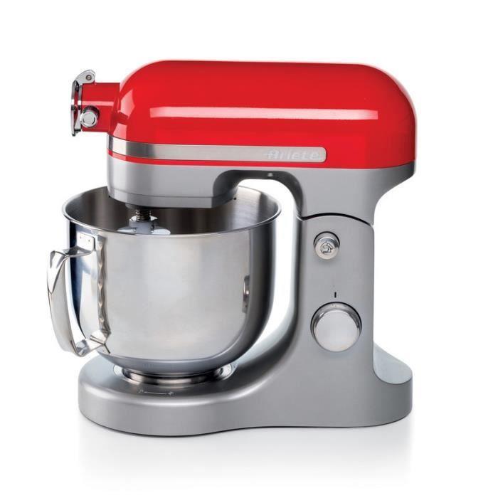 Robot Pâtissier Rouge Moderna Ariete (Groupe De'Longhi) - 1600W - Capacité 5,5L - 11 Vitesses