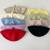 Modă Drăguț Bebelus Tricotat Beretă Pălărie Culoare Solidă Pălării Calde pentru Copii Toamnă Iarnă Căciulă pentru Copii Accesorii Bonetă de Exterior Cadou