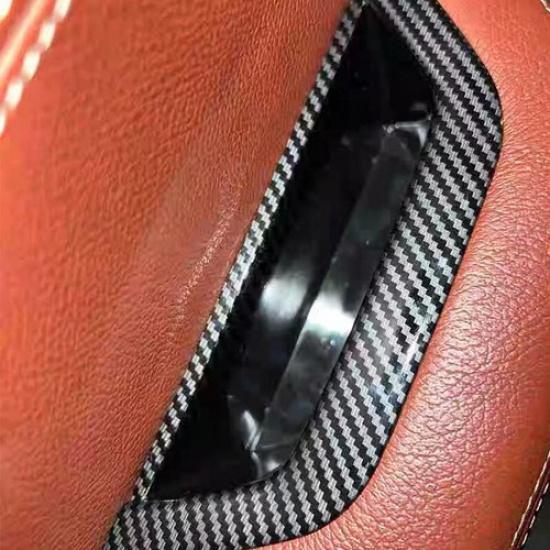 For 2011-2017 BMW F25 F26 X3 X4 Left Side Door Interior Inner Handle Trim Carbon