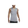 Dri-FIT Tight Sleeveless Fitness Letter Print Round Neck Sports Vest Men Tops Smoke-Gray FB7914-084