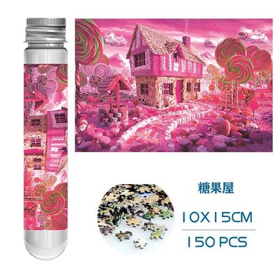 Mini-Puzzle mit 150 Teilen: Reagenzglas-Puzzle – Entspannungsspielzeug, Lernspiel für die ganze Familie
