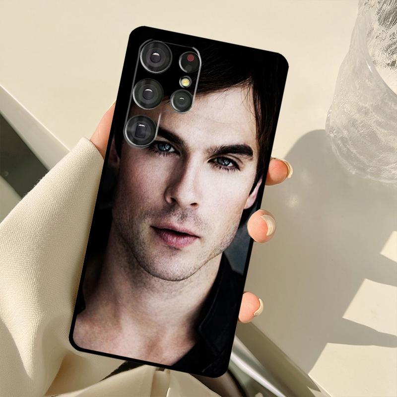 Vampire Diaries Damon Salvatore Case For Samsung Galaxy S22 Ultra S21 S20 S24 S25 Ultra S9 S10 Plus S23 FE S25 FE Back Cover