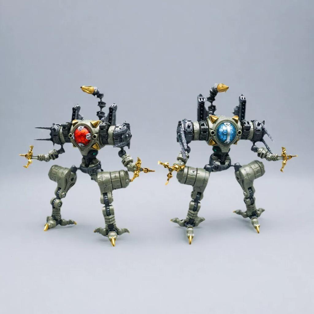  Transformable Mecha Suit Action Figure Set With Claw Arms And Modular Joints Collectible Display Decor Gift For Fans
