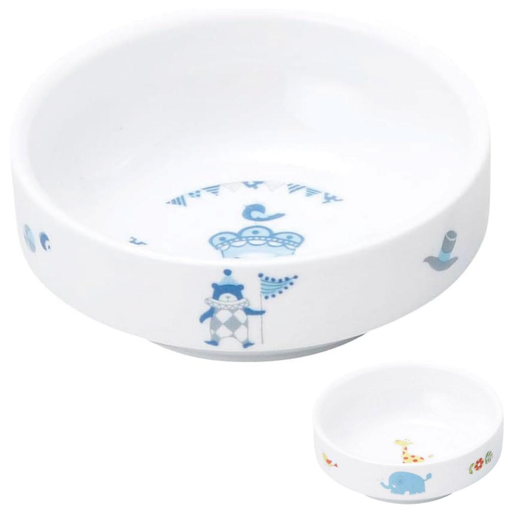 [11.5cm Easy-Scoop Dish] Maruku Paju (Official) Side DishSnack Plate, Deep Plate, Children's Dishwasher and Microwave Safe, Suitable for Nursery