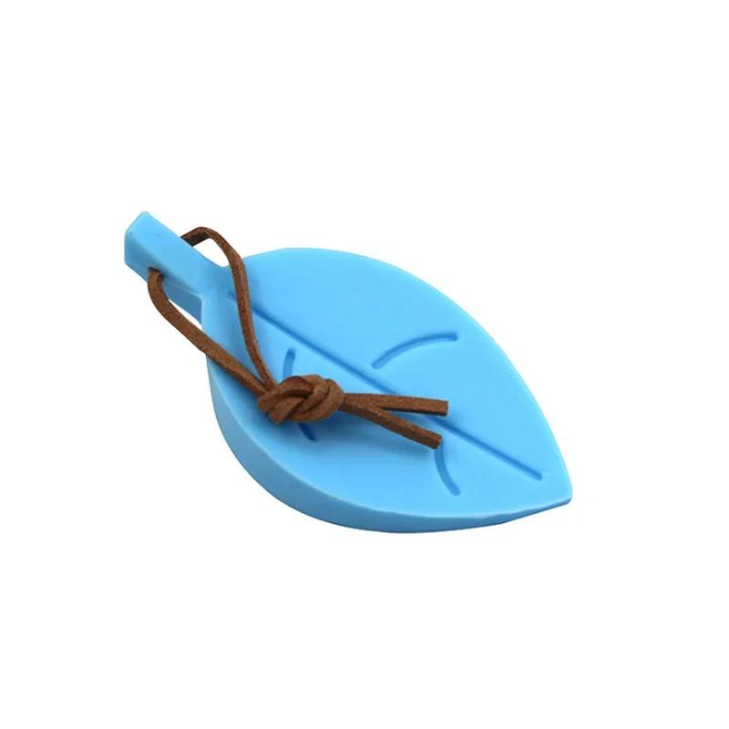 Leaves Shape Silicone Rubber Door Stop Stoppers Door Block Children Anti-Folder Hand Hotel Security Door Card Hanging
