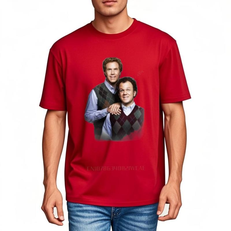 Man T-shirt O-neck T-Shirts Step Brothers T-Shirt Graphics T-Shirt Sports Fan T-shirts Male Tops T-Shirts For Men Rock T-shirt