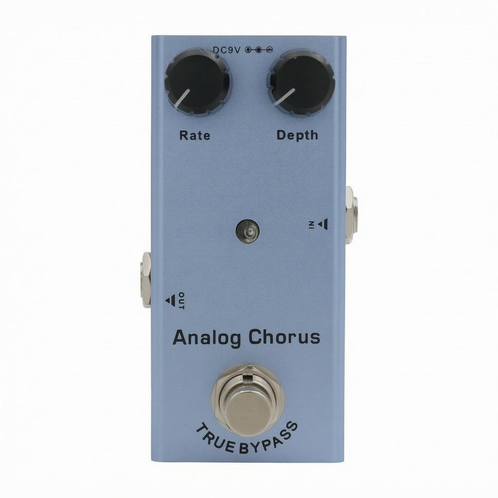 Compact Guitar Effects Pedal Metal Instrument Sturdy Accessory