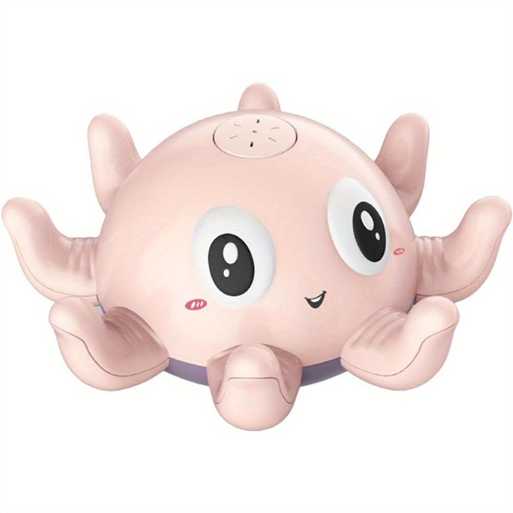 

Игрушка для ванной осьминог, игрушка для ванной, игрушка для бассейна с брызгами, игрушка для крытого бассейна. Подходит для 8 сценариев: плавание, помощь при купании, батарея в комплект не входит розовый