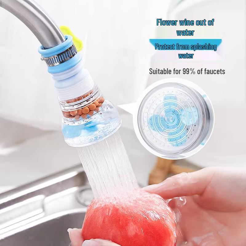 Universal Anti-Splash Faucet Nozzle & Shower Head Extender