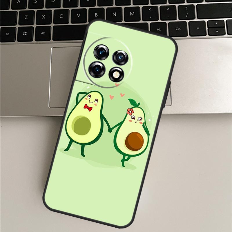 Cute Avocado Fruits Case For OnePlus Nord 5 CE 3 4 Lite N20 N30 OnePlus 15 13 12 11 10 Pro 10T 13R 13T 15R Cover