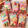 Cute Cartoon Red Envelope Pony Pattern Paper Lucky Money Bag Blessing Traditional Hongbao Spring Festival