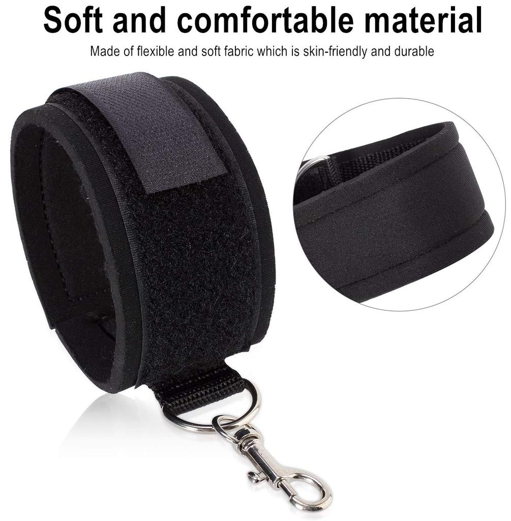 Bondage Restraints Sex Toys Adjustable Sex Cuffs Sex Bondage Straps Wrist-to-Thigh Adult Sex Toys for Couples SM Restraints