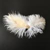 Women Feather Hair Clip Headpiece Fascinator Wedding Party Costume