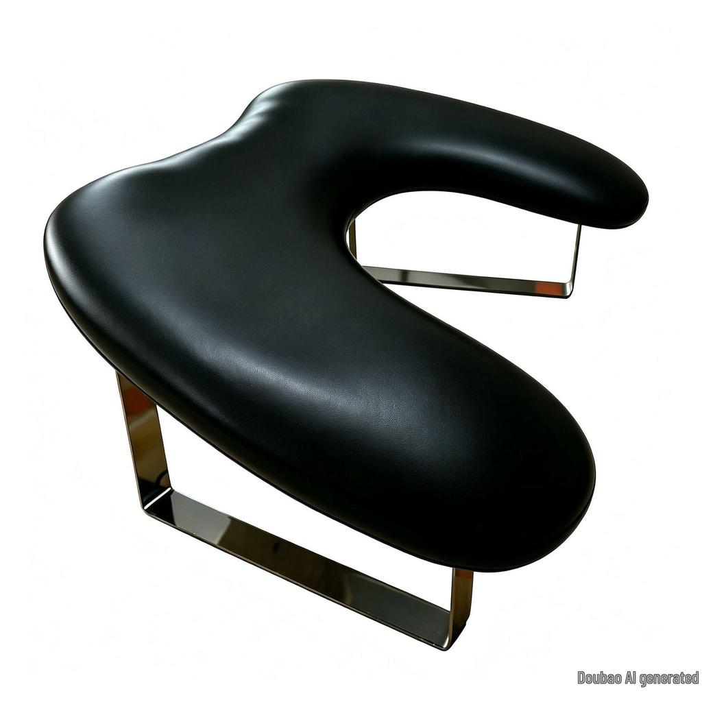 Stain-Resistant U-Shaped PU Leather Nail Art Hand Rest with Reinforced Base, Easy To Clean