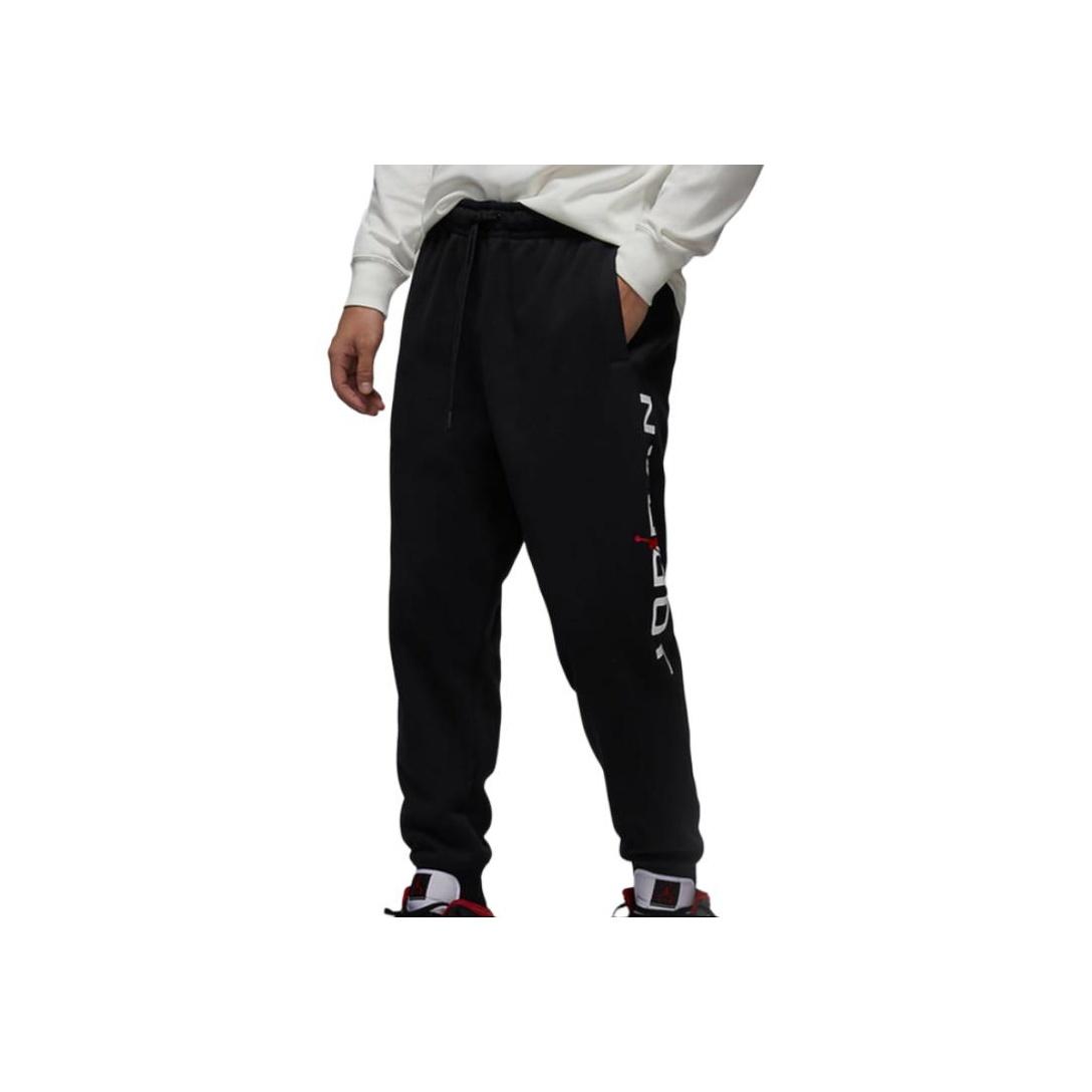 Jordan Letter Print Breathable Simple Fashion Lace-Up Casual Pants Men Pants Black HQ4646-010 L