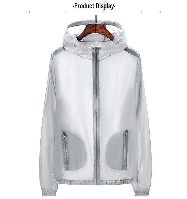 Plus Size UV Protection Summer Windbreaker for Couples - Outdoor Fishing Jacket with Custom Logo