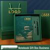 National Trend High-End Customizable Gift Box: Logo-Printed Commemorative Notebook and Diary Set