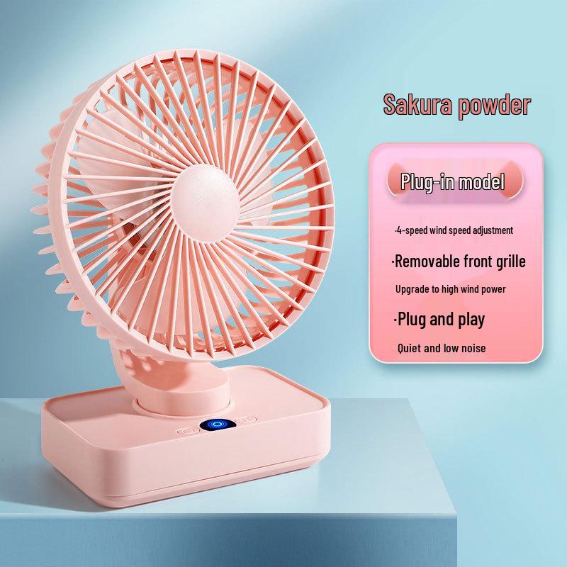 

USB Rechargeable Mini Desktop Fan for Office, Dorm, or Home Use Official Product