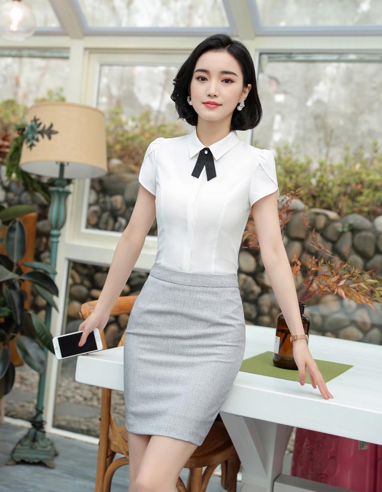 KY517 Klassischer schwarzer professioneller Bleistiftrock – hoch taillierte formelle Arbeitskleidung