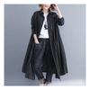 Navava Casual Stripe Thin Long Sleeve Long Shirt Nb1941