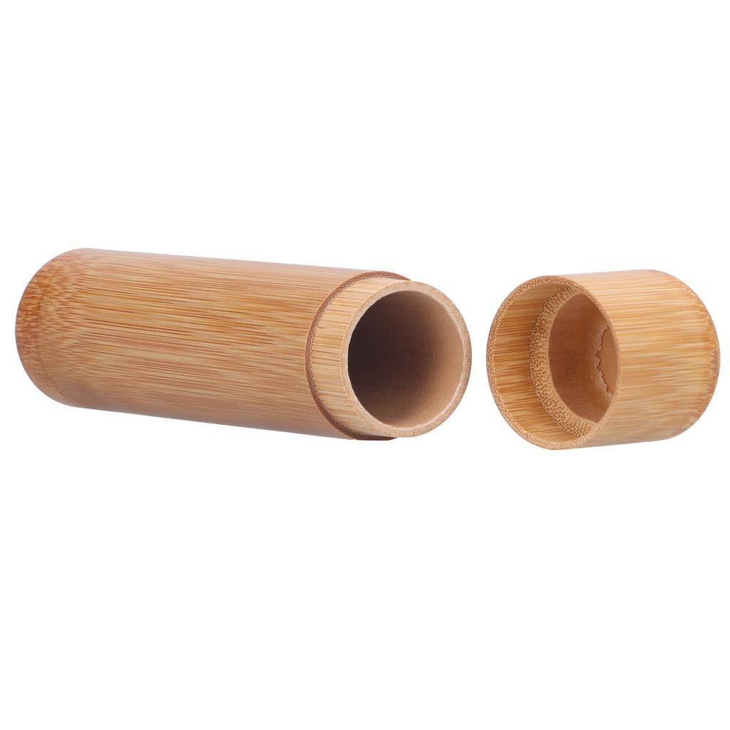 Tea Canister Bamboo Portable Tea Storage Container Box for Tea Coffee Beans NutsStyle 4