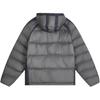 Men's PUMA Puffer Jackets Unisex Gray Hooded (Non-detachable) Moderate